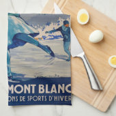 シャモニー – モンブラン キッチンタオル (四つ折り)