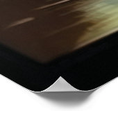 シャモニー、モンブラン、スキー ポスター (角)