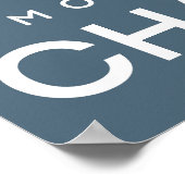 シャモニー、モンブラン、デジタル描、お土産 ポスター (角)