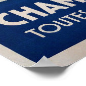 シャモニー – モンブラン ポスター (角)