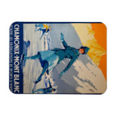 シャモニー – モンブラン マグネット (横)