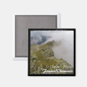 シャモニー、モンブラン、ル・ブレヴェント（マグネット） マグネット (正面/裏面)