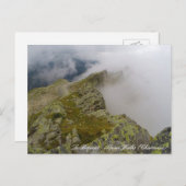 シャモニー，ル・ブレヴェント山脈 – フランス ポストカード (正面/裏面)