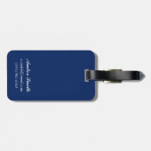 シャモニーMont BlancのヴィンテージPosterEurope ラゲッジタグ (裏面横)