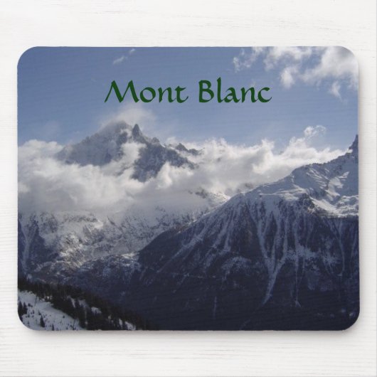 シャモニーMont Blanc マウスパッド (正面)