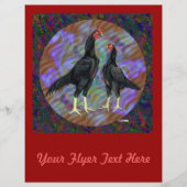 シャモ:黒ペア チラシ (正面)