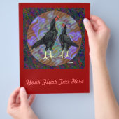 シャモ：黒ペア チラシ (手)