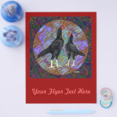 シャモ：黒ペア チラシ (シングル)