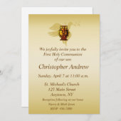 シャリースユーチャリストアンドドーブクリスチャン招待状 招待状 (正面/裏面)