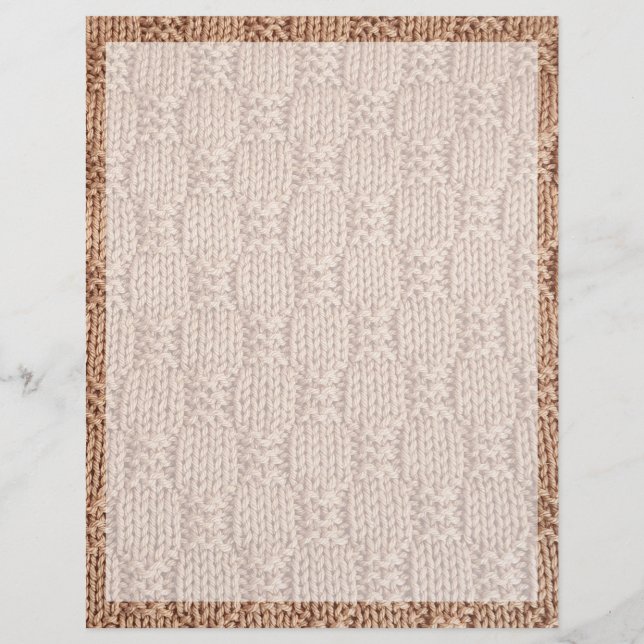 シャリーテイラーによるバブルニットステッチパターン (正面)