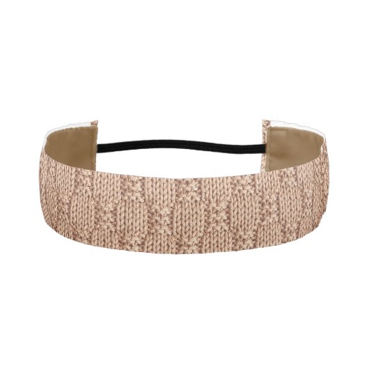 シャリーテイラーによるバブルニットステッチパターン アスレチックヘッドバンド (正面)