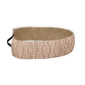 シャリーテイラーによるバブルニットステッチパターン アスレチックヘッドバンド (左)