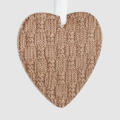 シャリーテイラーによるバブルニットステッチパターン オーナメント (正面)