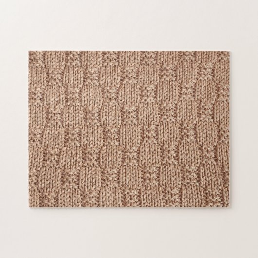 シャリーテイラーによるバブルニットステッチパターン ジグソーパズル (横)