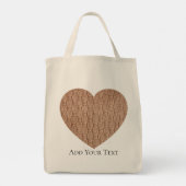 シャリーテイラーによるバブルニットステッチパターン トートバッグ (裏面)