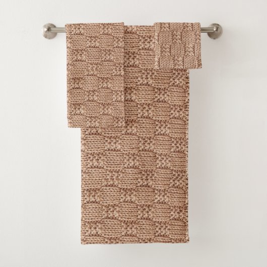 シャリーテイラーによるバブルニットステッチパターン バスタオルセット (インサイチュ)