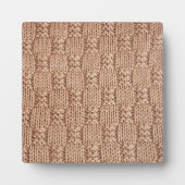 シャリーテイラーによるバブルニットステッチパターン フォトプラーク (正面)