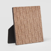 シャリーテイラーによるバブルニットステッチパターン フォトプラーク (正面)