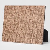 シャリーテイラーによるバブルニットステッチパターン フォトプラーク (側面)