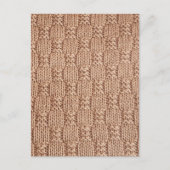 シャリーテイラーによるバブルニットステッチパターン ポストカード (正面)