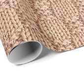 シャリーテイラーによるバブルニットステッチパターン ラッピングペーパー (ロールコーナー)