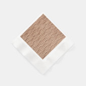 シャリーテイラーによるバブルニットステッチパターン 縁ありカクテルナプキン (角)