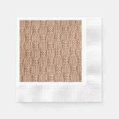 シャリーテイラーによるバブルニットステッチパターン 縁ありカクテルナプキン (正面)