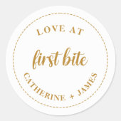 シャルキュテリーカップステッカー ラウンドシール (正面)