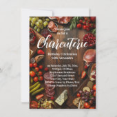 シャルキュテリーガールズナイトバースデーパーティーまたはソーシャル 招待状 (正面)