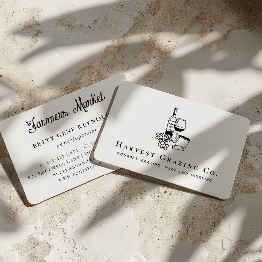 シャルキュテリーグルメ放牧&ワインケータリング 名刺