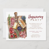 シャルキュテリーチーズボード引っ越し祝いパーティーパーティー 招待状 (正面)