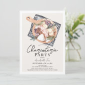 シャルキュテリーパーティーブラックギンガム 招待状 (スタンド正面)