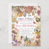 シャルキュテリーボードガールズナイトパーティー 招待状 (正面)