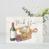 シャルキュテリーボードサンキューカード サンキューカード (スタンド正面)