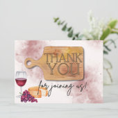 シャルキュテリーボードサンキューカード サンキューカード (スタンド正面)