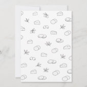 シャルキュテリーボードパーティーの招待状 招待状 (裏面)