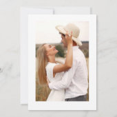 シャルキュテリーボードフォト婚約パーティ 招待状 (裏面)