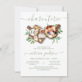 シャルキュテリーボードブライダルシャワー 招待状 (正面)