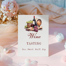 シャルキュテリーボードワイン試飲パーティー看板 台座サイン