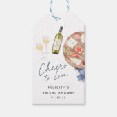 シャルキュテリーボードワイン&チーズのお願い ギフトタグ (正面)