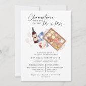 シャルキュテリーボードワイン&チーズリハーサルディナー 招待状 (正面)