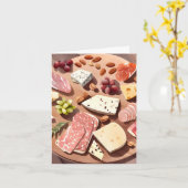 シャルキュテリーボード | キッチンとダイニング カード (黄色い花)