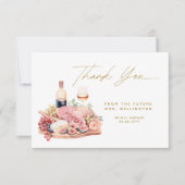 シャルキュテリーボード ブライダルシャワー サンキューカード (正面)