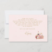 シャルキュテリーボード ブライダルシャワー サンキューカード (裏面)