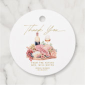 シャルキュテリーボード ブライダルシャワー フェイバータグ (裏面)