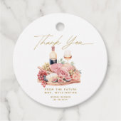 シャルキュテリーボード ブライダルシャワー フェイバータグ (正面)