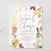 シャルキュテリーワイン&チーズ引っ越し祝いパーティーパーティー 招待状 (正面)