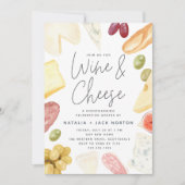 シャルキュテリーワイン&チーズ引っ越し祝いパーティーパーティー 招待状 (正面)