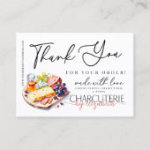 シャルキュテリー放牧会注文ありがとう 名刺 (正面)