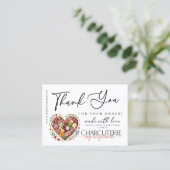 シャルキュテリー放牧会注文ありがとう 名刺 (スタンド正面)